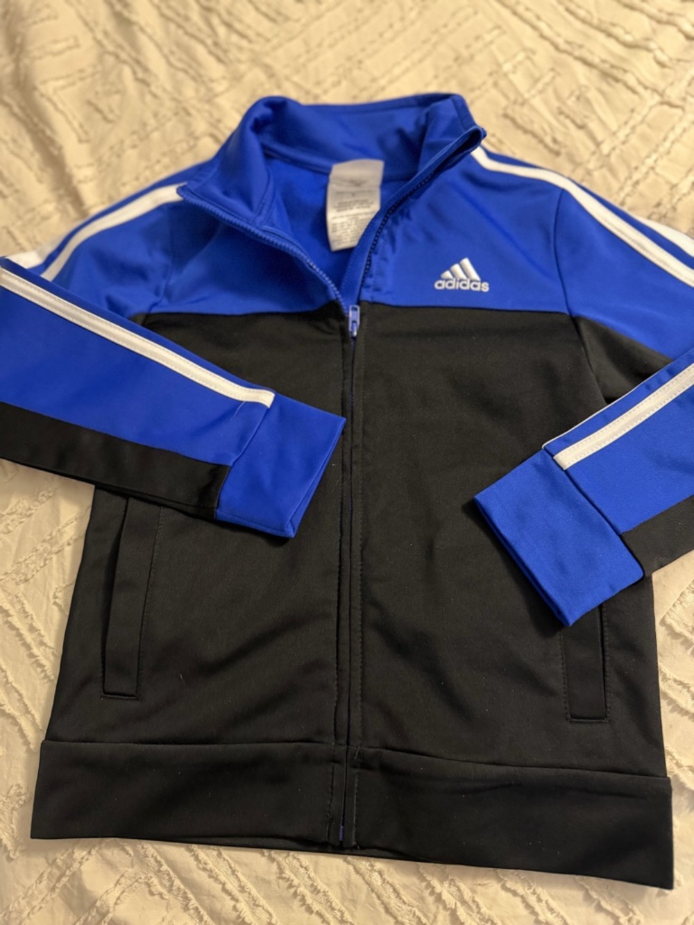adidas Royal Blue and Black Athletic Jacket